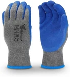 & F Products 12 Pairs Large Rubber Latex Double Coated Work Gloves Blue. Fixed Price $29.99.