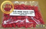 Plg-mw-red Telect Plug DS3 Mini-weco 100-PACK. Fixed Price $35.00.