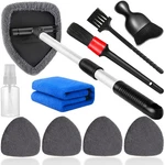 10PCS Windshield Cleaning Tool Inside Car Window Cleaner Wash Kit With 4 Reus.... Fixed Price $19.32.