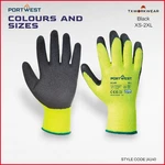 Portwest A140 Thermal Outdoor Cold Protection Gloves 10 Latex Crinkle Cut Ansi. Fixed Price $14.55.