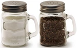 Circleware Mason Yorkshire Jar Mug Salt Pepper Shakers With Glass Handles. Fixed Price $15.71.