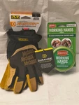 Mechanix Wear MATERIAL4X M-pact Work Gloves L, Black/yellow W/hand Cream. Fixed Price $37.99.