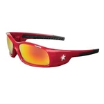 Mcr Crews SR13R Safety Glasses 6"X2"X2" Polycarbonate Fire Mirror Lens Red Frame. Fixed Price $22.67.