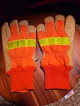 Kinco Reflective Pigskin Gloves W Heatkeep Thermal Insulation Size Xl. Fixed Price $15.00.