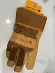 Carhartt Insulated Duck Synthetic Leather Safety Cuff Work Gloves Large. Fixed Price $20.00.