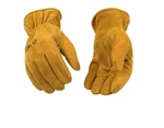 Kinco Lined Large Premium Suede Cowhide Driver Gloves (50RL-L). Fixed Price $17.59.
