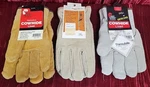 3X Pairs Vintage 1X Sears + 2X Midwest Cowhide Leather Gloves Large New. Fixed Price $39.99.