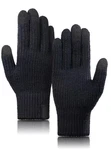 Mens Gloves For Cold Weather Women Merino Wool Thick Touch Screen Knit Therma.... Fixed Price $10.76.