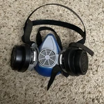 Msa Half Mask Respirator GME-P100 Filter Industrial Mpn 815300. Fixed Price $10.00.