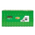 Scotch Magic Tape, Invisible, 3/4 X 1000 In., 24 Rolls, Clear, Back To. Fixed Price $26.09.