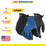 Firm Grip Work Gloves Utility Extra Large 3-PACK Durable Padded Men Black. Fixed Price $20.09.