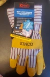 Kinco 1927 Lined Grain Pigskin Protective Gloves Size Nwt- Qty. Fixed Price $22.99.