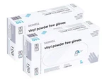 200 Large, Clear, Powder-free, General Purpose, Disposable, Vinyl Gloves. Fixed Price $12.98.