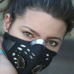 Dust Masks With 5 Carbon Filters For Woodworking Outdoor Anti-fog Breathable. Fixed Price $7.99.