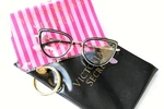 New Victoria's Secret VS5020 001 Black/gold 51-19-140 Frames With Bag Flex Y125. Fixed Price $59.99.