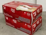 2 New Boss 1UL0007M Disposable Latex Gloves, Powder Free Rolled Cuff, M, 100 Pcs. Fixed Price $19.99.