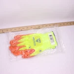 (1-PAIR) West Chester Hi-vis Hppe Nitrile Palm Coated Gloves Yellow/orange Xxl. Fixed Price $8.09.