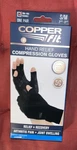 Copper Fit Hand Arthritis Compression Glove - Black, S/m (cfhrsm 011524). Fixed Price $19.99.