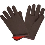 Cordova 1600 Red Lined Gloves, Slip-on Style, Brown Jersey, Large, 12-PACK. Fixed Price $29.99.