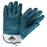 Mcr Safety 9761R 24-PC Predator Prem. Nitrile-coated Gloves L, Blue/white New. Fixed Price $47.80.