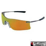 Mcr Crews Rubicon Safety T411R Fire Mirror Lens Sunglasses Z87+. Fixed Price $13.50.