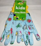 Kids Jersey Gloves By Midwest Co, Yellow And Blue. Fixed Price $7.19.