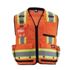 Milwaukee 48-73-5167 Orange Class Surveyor High Visibility Safety Vest 2XL/3XL. Fixed Price $62.00.