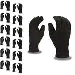 Cordova Standard Weight Gloves, Brown Jersey, Clute Cut, Knit Wrist, 12-PACK. Fixed Price $17.99.