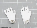Bam 1/6 Scale White Gloves (did). Fixed Price $6.70.