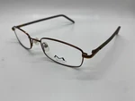 New Memory Eyewear Twister Brown Flexible Metal Eyeglasses Frames 50-19-140. Fixed Price $59.99.