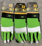 (3) Cat High-visibility Padded Palm Work Gloves (x-large) New Free Shipping. Fixed Price $42.00.