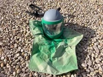 Rpb Nova 3 Sand Blast Respirator W/ Nylon Cape & Flow Control Valve. Fixed Price $500.00.