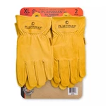 Plainsman Premium Cabretta Yellow Leather Gloves, 2 Pairs (x-large). Fixed Price $37.99.
