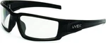 Uvex Hypershock Safety Glasses, Black Frame With Clear Lens & Hydroshield Anti-f. Fixed Price $18.75.