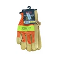Nwt Kinco Hi-vis Orange Mesh & Grain Pigskin Palm Genuine Leather Gloves (sz Lg). Fixed Price $28.00.