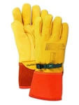 Magid Leather Lineman Electrical Protector Work Gloves, 1 Pair, 9.5, Yellow. Fixed Price $149.15.