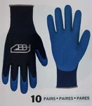 Bbh Group Work Gloves Latex Foam Coated 10 Pairs Flexible Knitted Size Xl. Fixed Price $19.99.