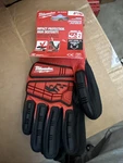 Milwaukee Tool 48-73-8131 Work Gloves, Cut Level A3 Dipped Nitrile Sandy. Fixed Price $16.47.