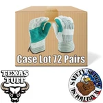 72 Pair Double Palm Split Leather Work Gloves Men's Large Brand New. Fixed Price $199.95.