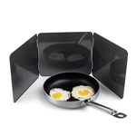 Fox Run Splatter Shield, 3 Frying 9" 10", Three Sided, Gray Steel. Fixed Price $32.49.
