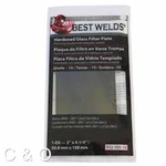 Shade 8 Welding Filter Plate - X 4.25 Hardened Glass Lens For Helmet. Fixed Price $6.49.