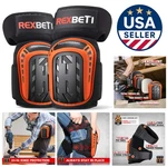 Heavy-duty Comfort Knee Pads With Foam Gel & Stretch Straps Orange Safety Gear. Fixed Price $94.99.