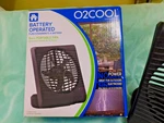 O2COOL Desk Fan Portable 5" Battery Operated Speeds Tilt Head New In Box. Fixed Price $16.99.