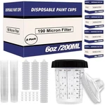 Disposable Paint Spray Cup System 190 Micron Filter Value Pack For Automotive. Fixed Price $219.99.