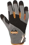 Ergodyne 17045 Work Gloves: X-large, Polyester Blend, Gray, Padded Palm Grip. Fixed Price $41.12.