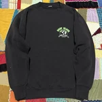 Vintage 1988 Body Glove World Class KNIT-2-FITU Black Crewneck Medium. Fixed Price $24.99.