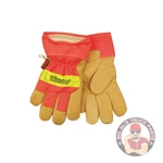 Kinco Hi-vis Lined Grain Pigskin Leather Palm Glove, Large #1938L. Fixed Price $23.28.