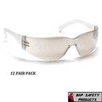 Pyramex Intruder Safety Glasses I/o Mirror Lens Indoor/outdoor S4180S (12 Pair). Fixed Price $18.97.