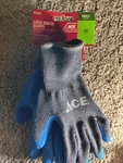 1 Pair Ace Blue/gray Men's Latex Work Gloves Small. Fixed Price $11.69.