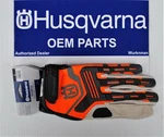 New Oem Husqvarna 589752202 Orange Technical Leather Work Glove Lrg. Fixed Price $34.35.